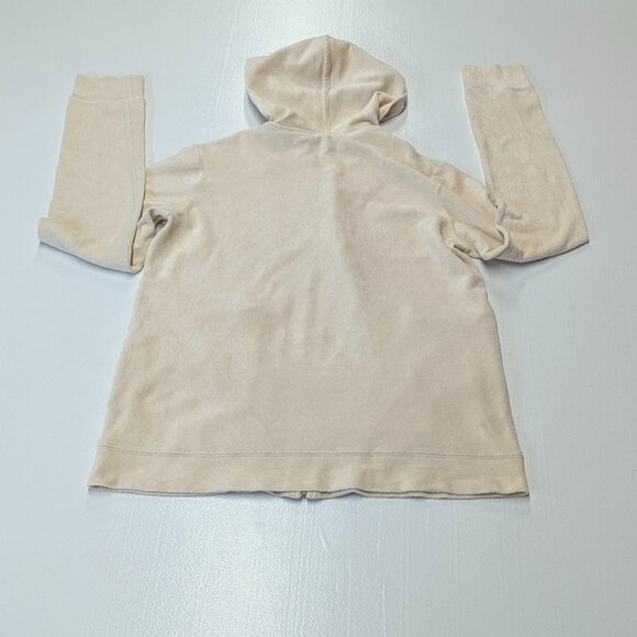 Theory Velour Track Suit Top is Small Bottom is Medium *Cream Colored - Picture 11 of 16